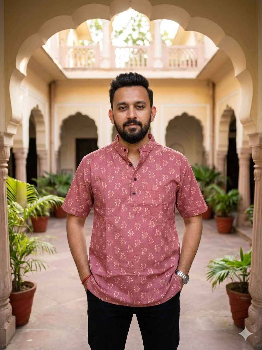 K 918 Mens By Fashid Beautiful Colorful Stylish Fancy Casual Wear & Ethnic Wear & Ready To Wear Silk Kurtas At Wholesale Price
